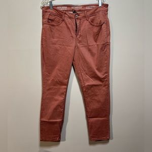 Women's Rust color soft jeans size 14